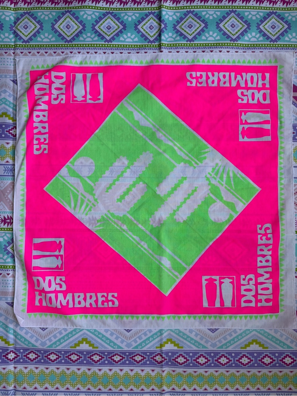 Dos Hombres Cactus Tequila Bandana 🌵🥃